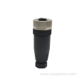 4 Pin A Code M12 Female Straight Connector